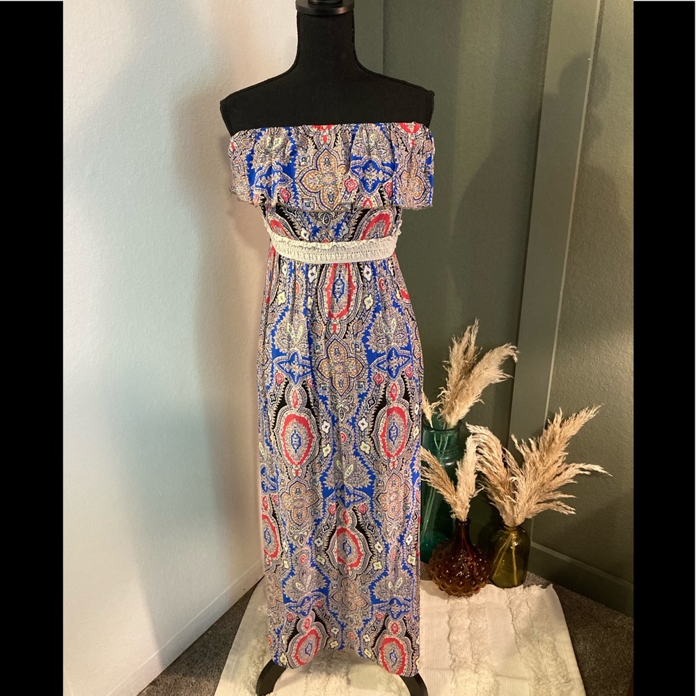 Strapless Maxi Dress